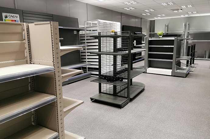 4 Retail Shelving Systems