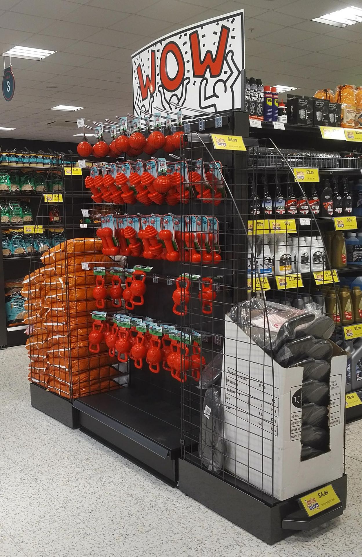 retail display shelves