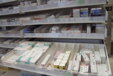 Pharmacy drug storage