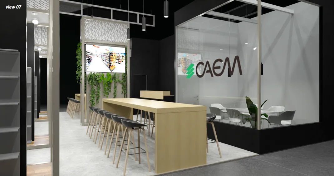 The CAEM Stand at Euroshop 2023
