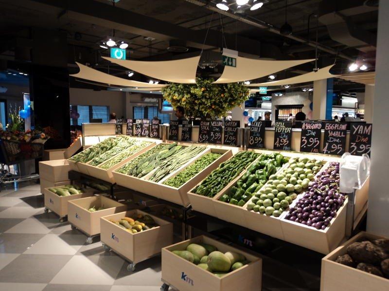 Fruit and Veg displays