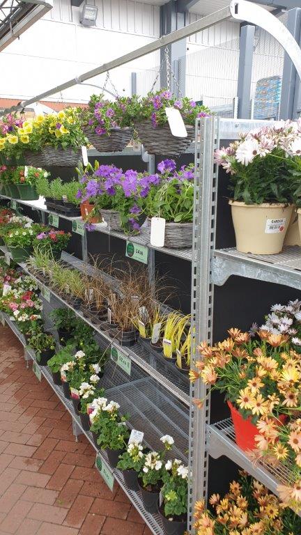 Garden Center Racking CAEM - Shelving and Racking for Garden Centres - weatherproof