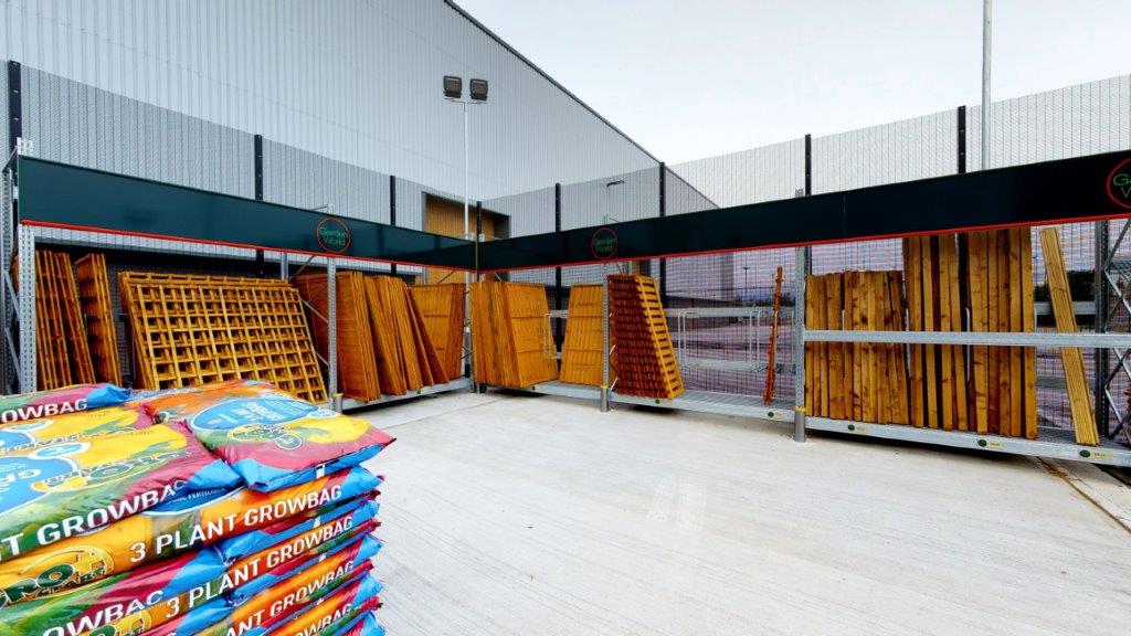 Garden Center Racking CAEM - Shelving and Racking for Garden Centres - weatherproof