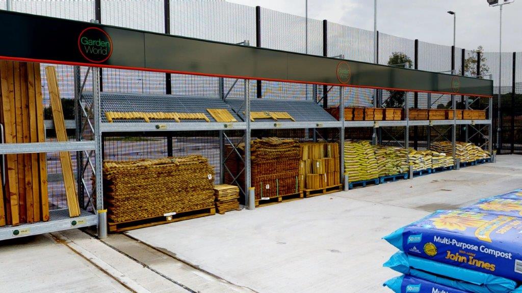 Garden Center Racking CAEM - Shelving and Racking for Garden Centres - weatherproof
