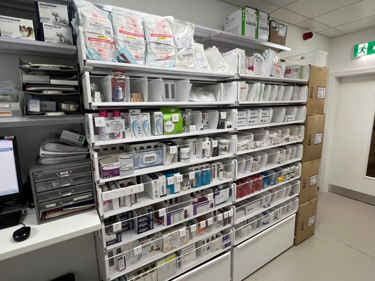 Compact Pharmacy Drawers