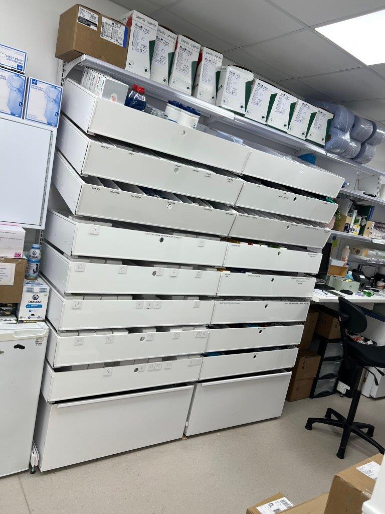 Secure Pharmacy Drawers
