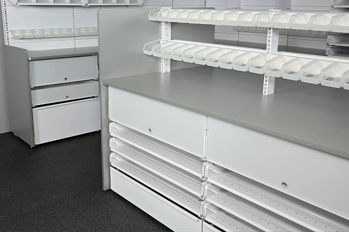 Complete Pharmacy Shelving