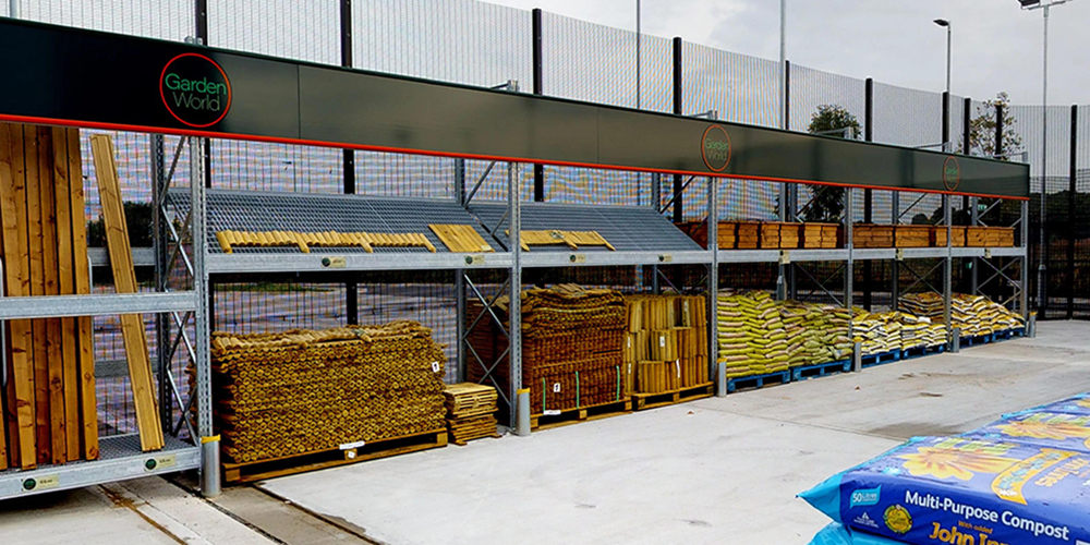 Heavy Pallet racking for Garden Centre