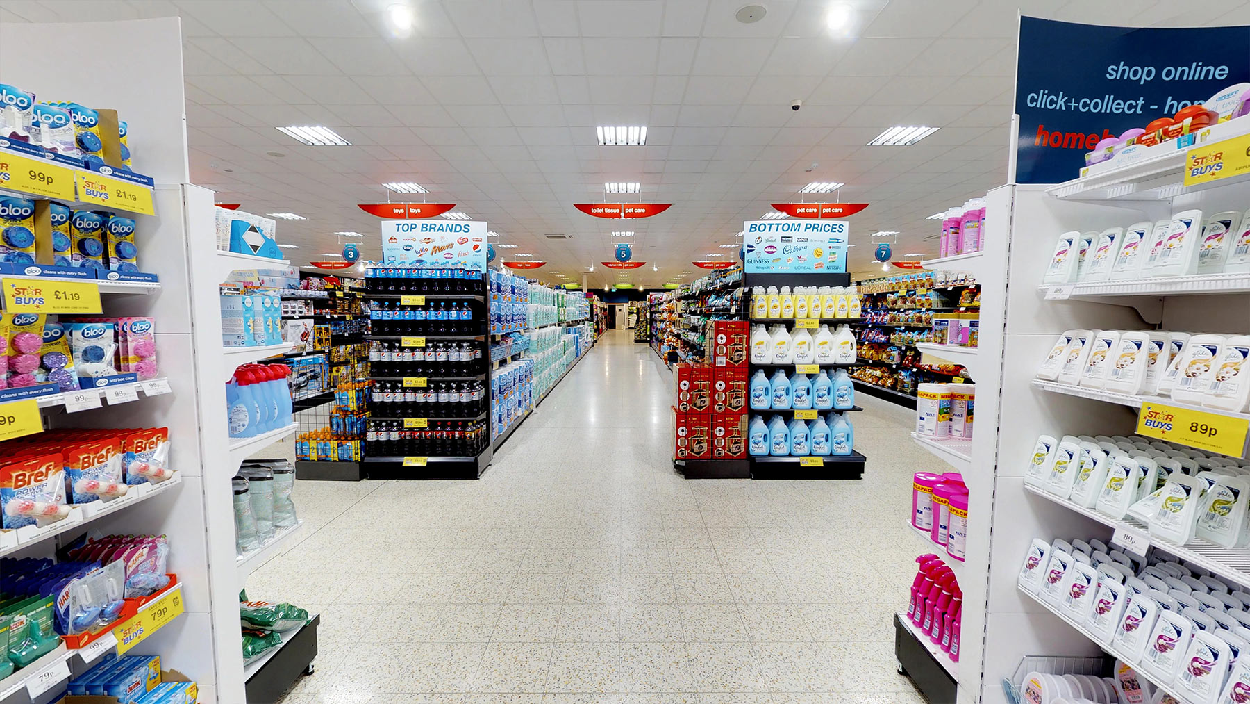 CAEM Home Bargains Wire Shelving