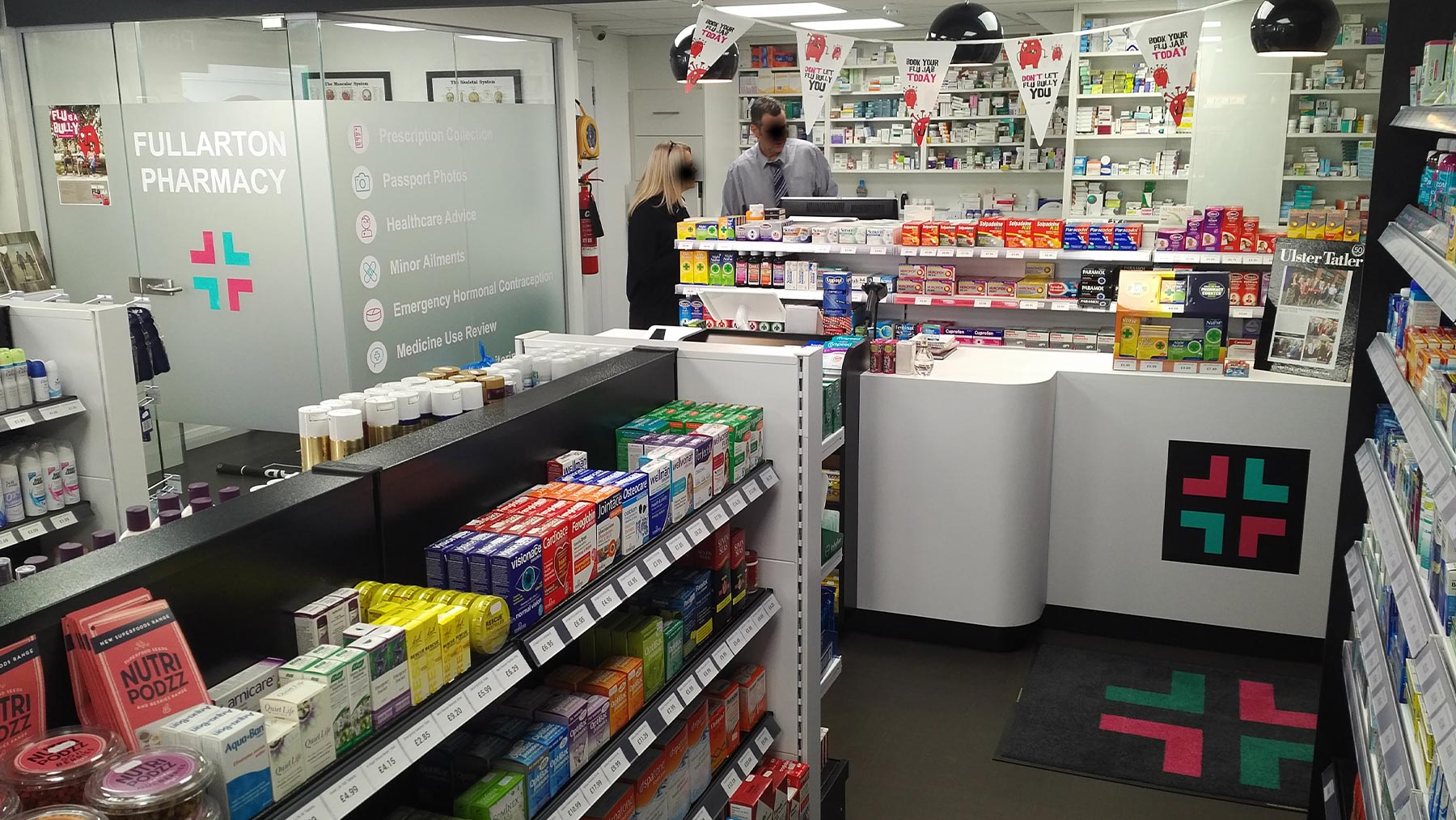 Gondola Shelving for Pharmacy