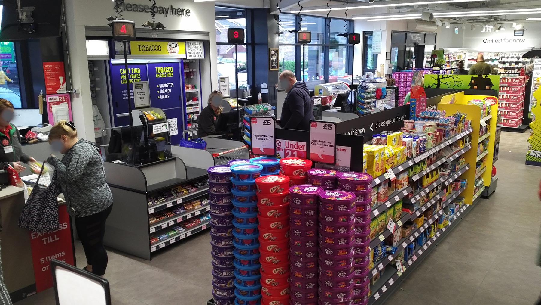 Shelving for Convenience Store