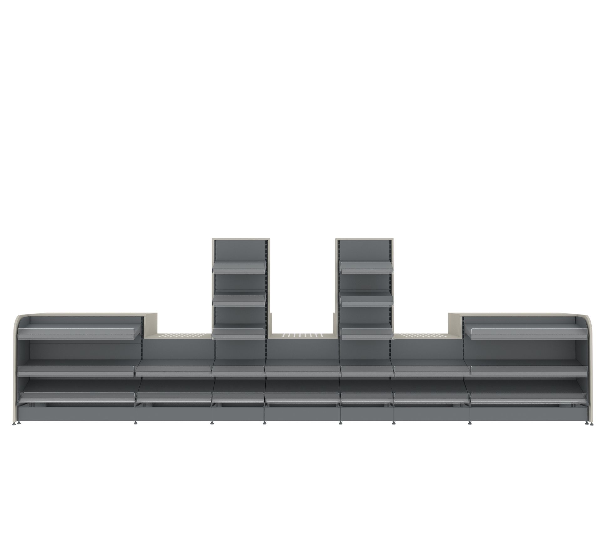 Large modular Retail counter