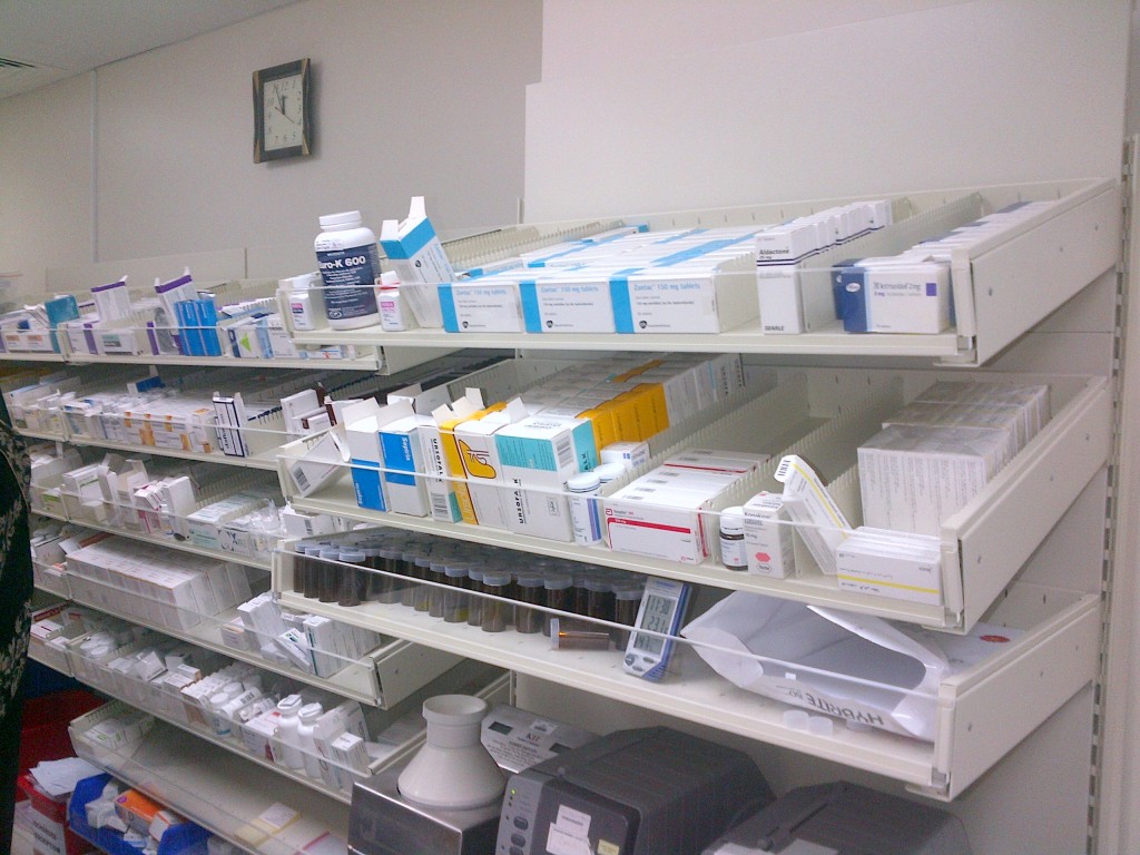 Pharmacy Shelving