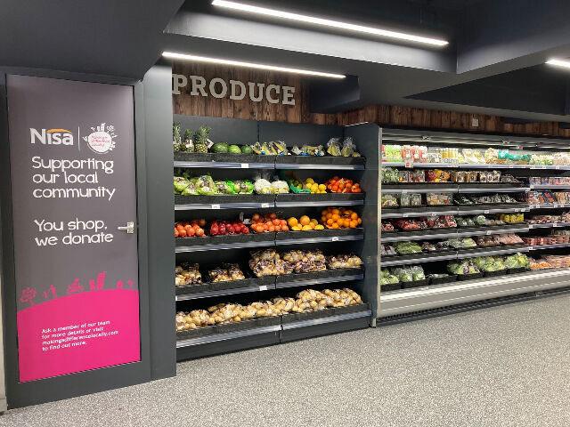 Fruit and Veg Shelving