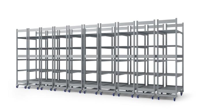 UNImove - Mobile shelving for in-store logistics, cold rooms